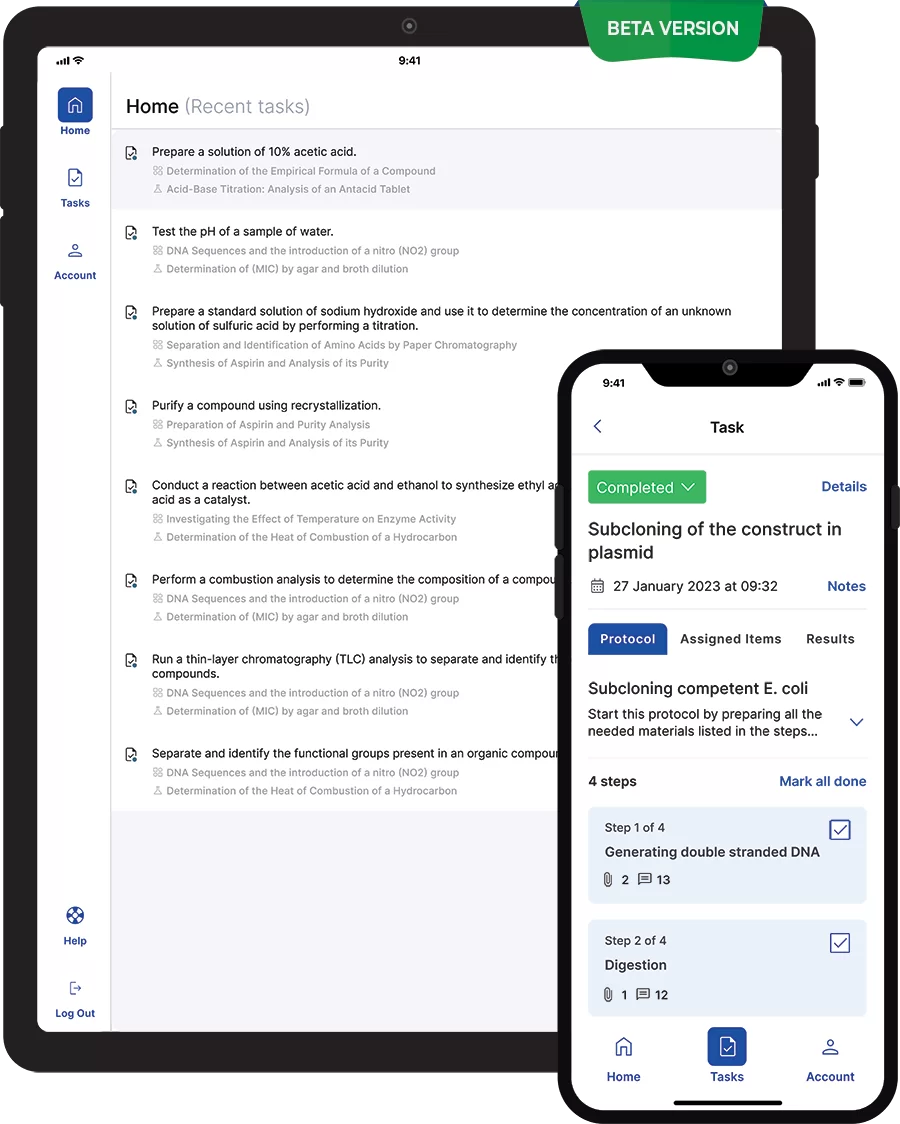SciNote Mobile App